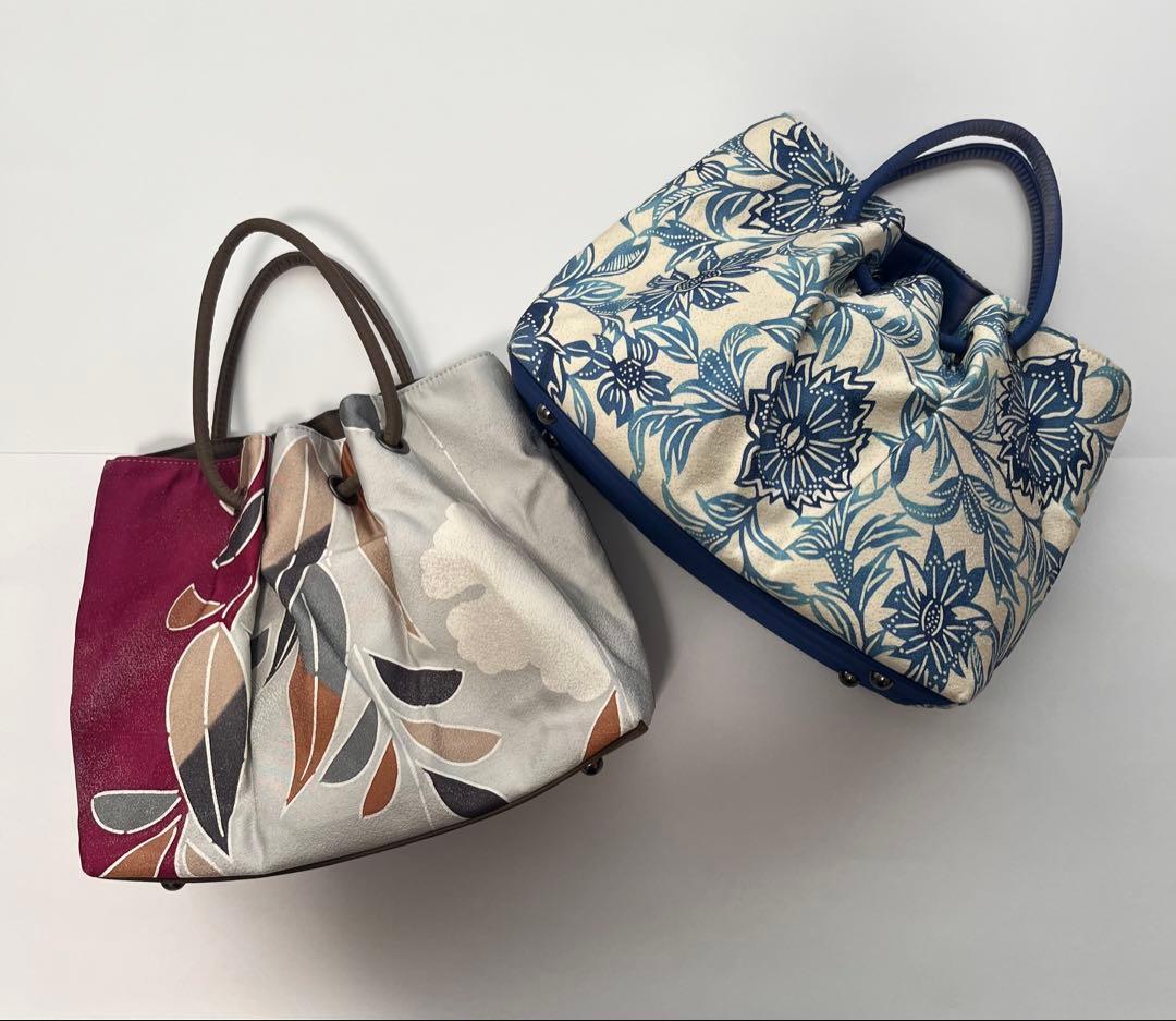 9月30日迄、栗山工房　正絹和装用バッグ　お得な2点セット話題の品