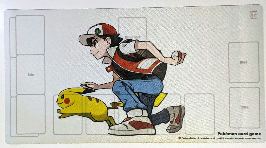 レッド＆ピカチュウ プレイマット ラバーマット マウスパッド
