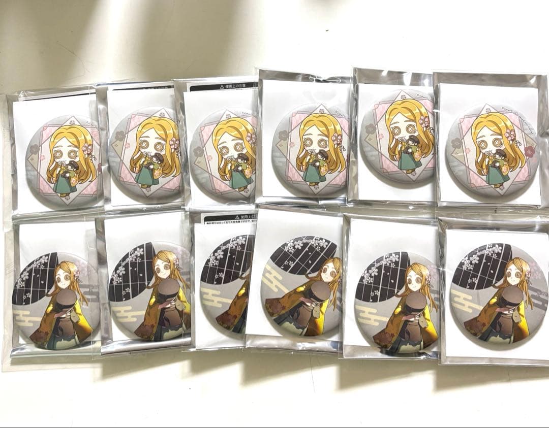 第五人格 IdentityV 京都 高島屋 トレーディング和紙缶バッジ 少女