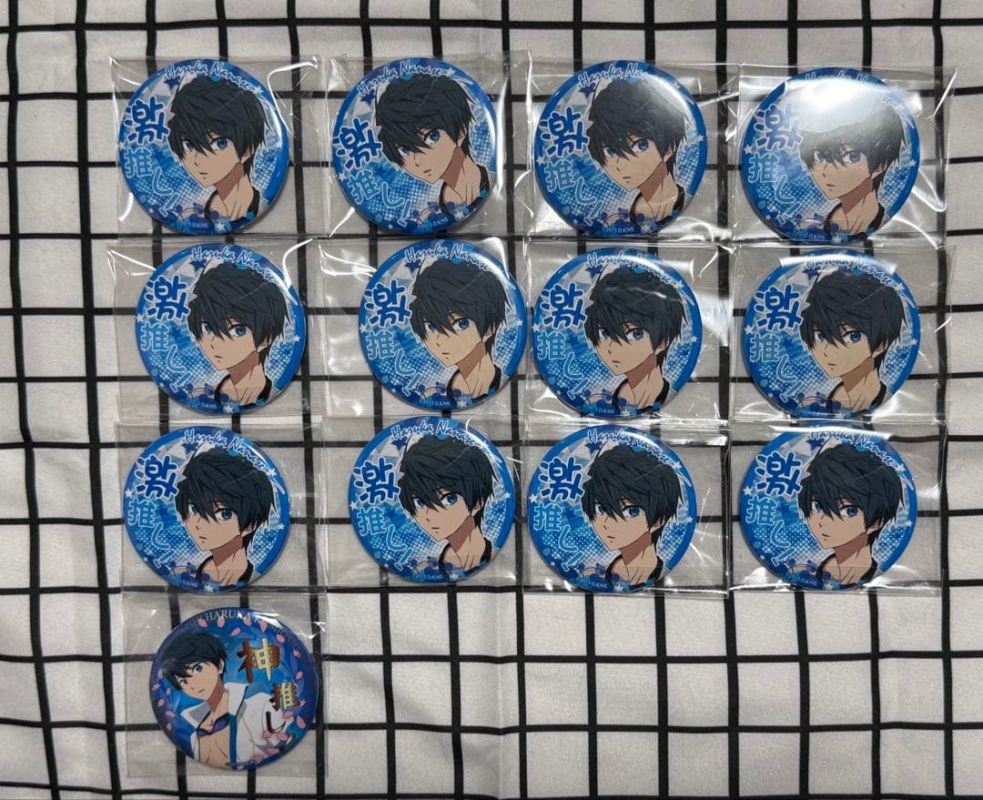 Free! ハイスピード 激推し 缶バッジ 七瀬遙 13個