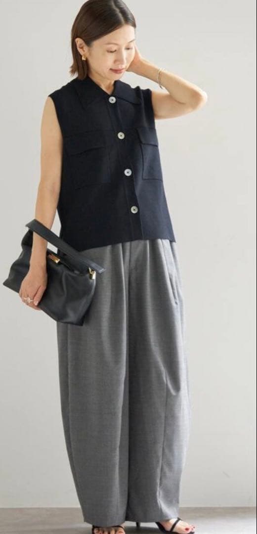 新品　IENA イエナ　コクーンパンツ　36 グレー　タグ付き　完売品