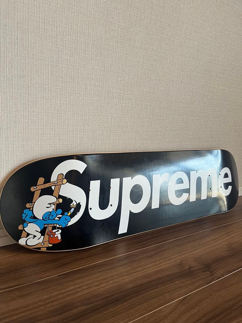 supreme シュプリーム スマーフ スケボー デッキ ブラック