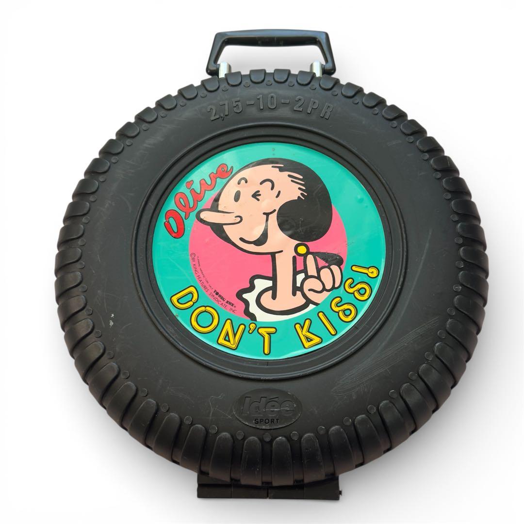 【希少品】ポパイ オリーブ タイヤ型 キャリングケース Idee Sport