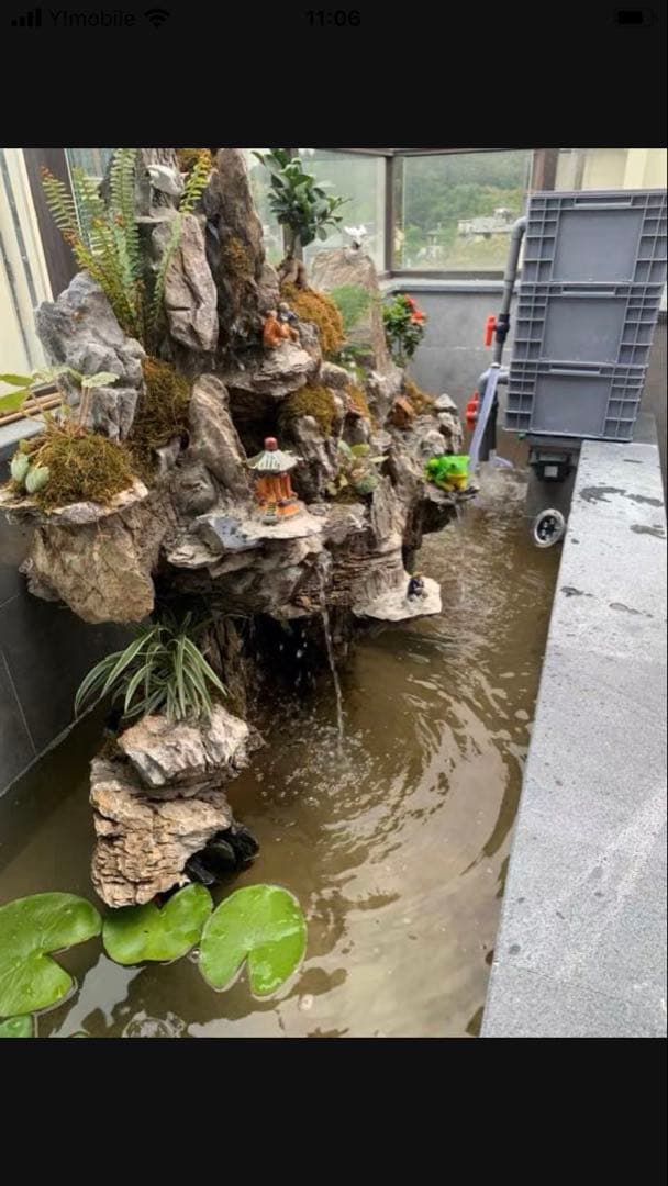 45wポンプ付き三段式濾過装置大型 沈殿物理生物一体型濾過外部式 濾過器水槽濾過