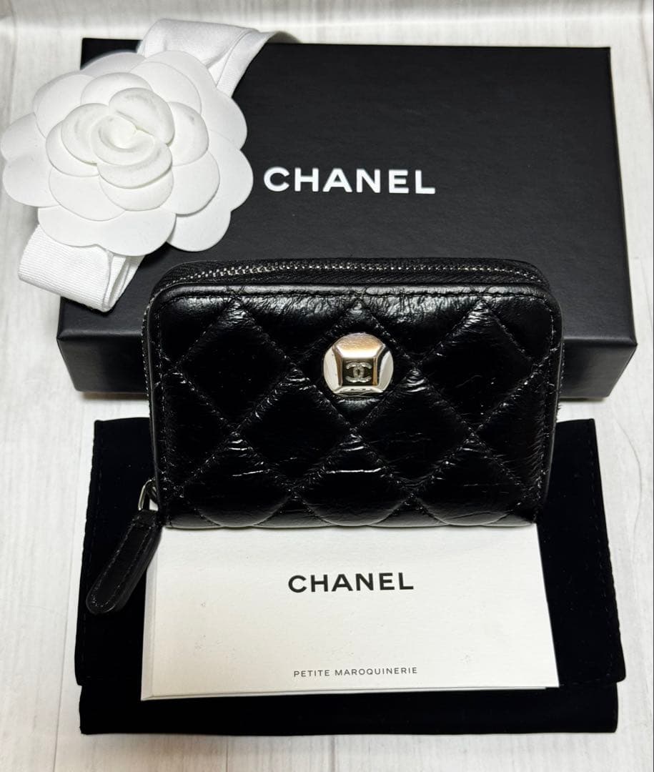 Chanel シャネル　ケース　カードケース　ブラック