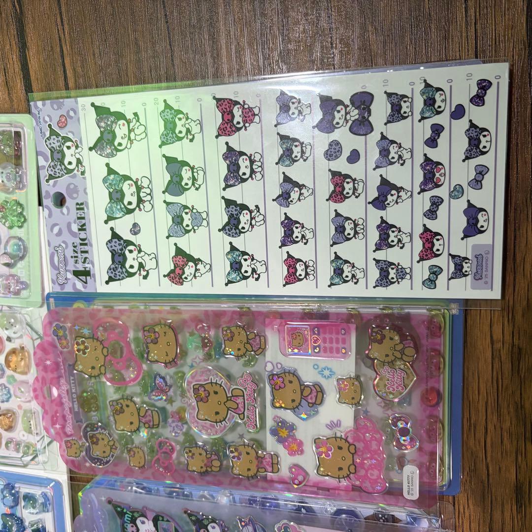 【正規品】ボンボンドロップシール　ディズニー　たまごっち　各種14枚セット