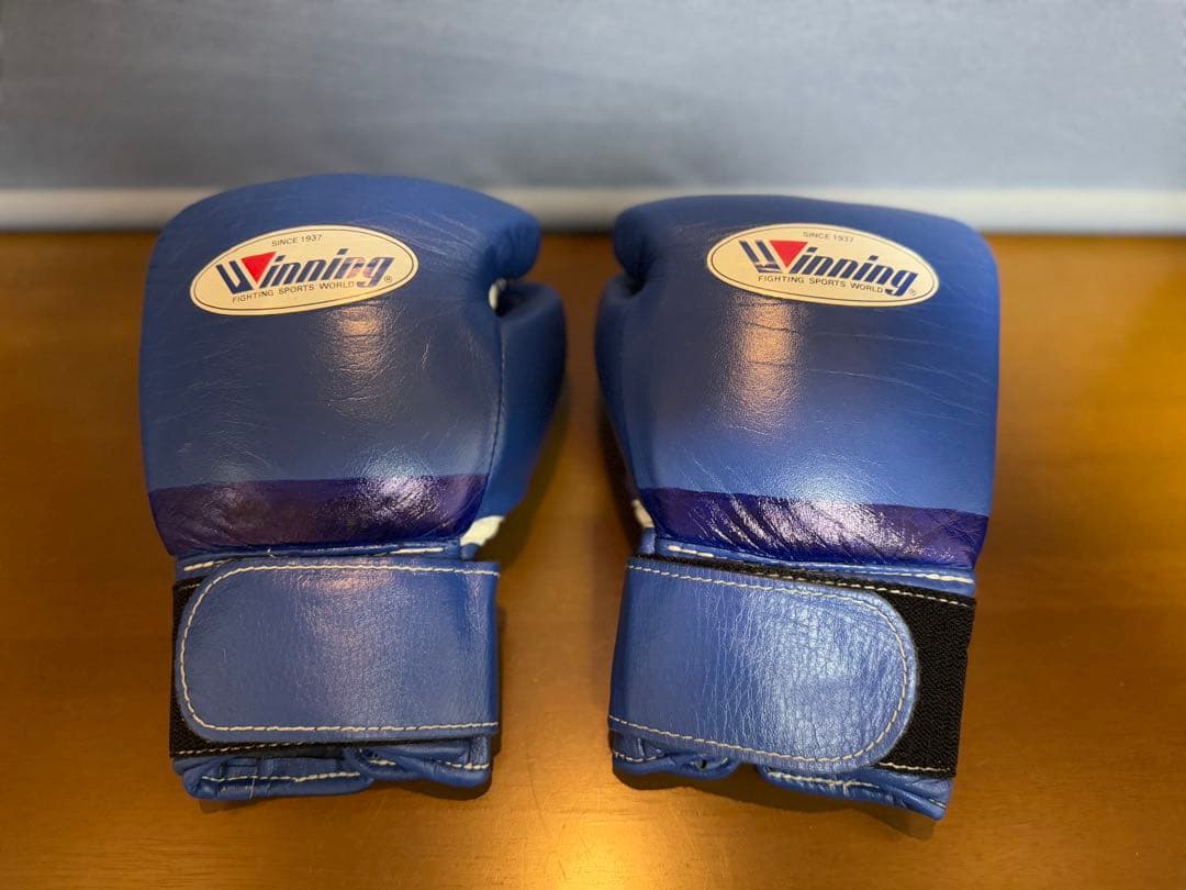 Winning ボクシンググローブ 青　8オンス