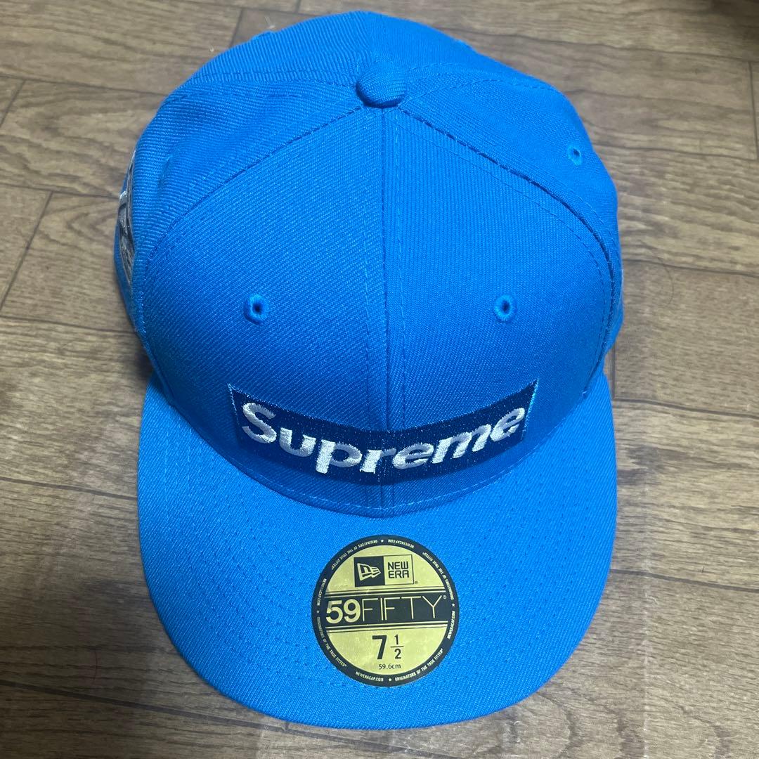 Supreme 59FIFTY キャップ 青 7 1/2