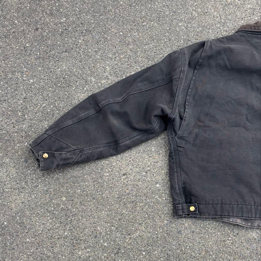 Carhartt デトロイトジャケット ブラック コーデュロイ襟 USA