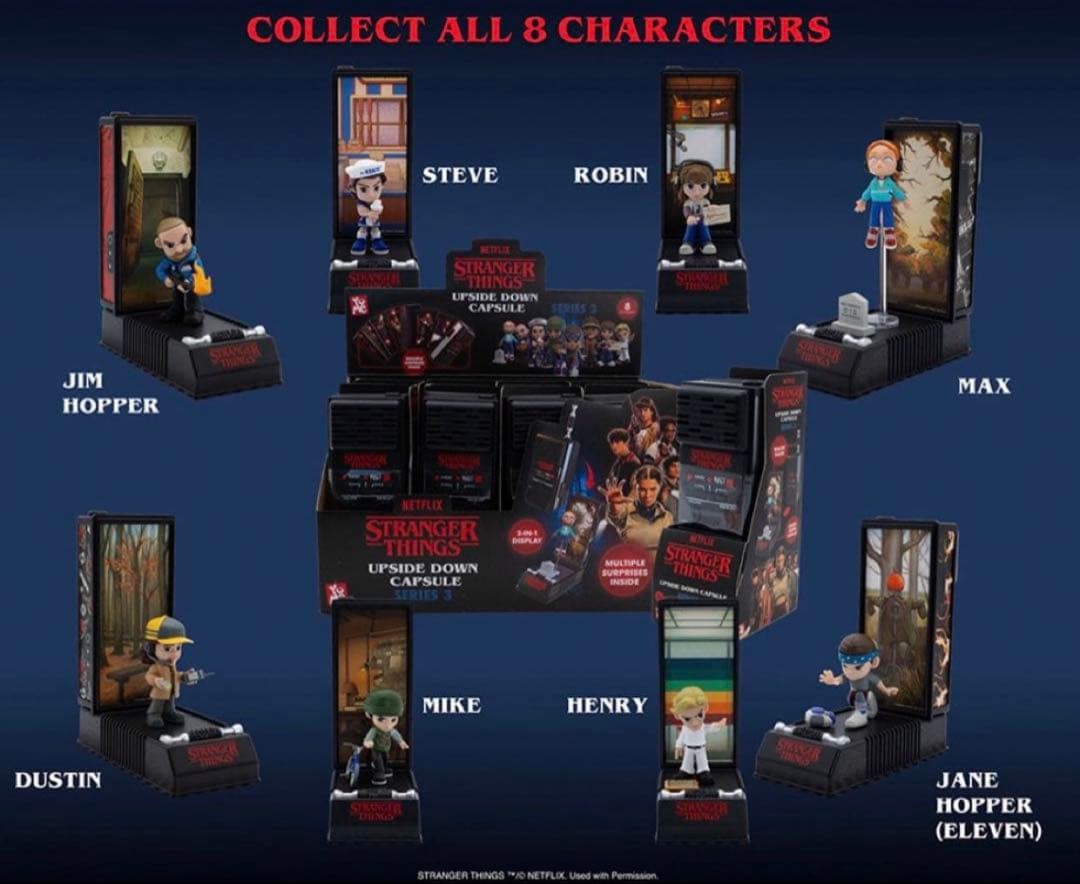 ストレンジャーシングス未知の世界 ブラインドボックス1BOX