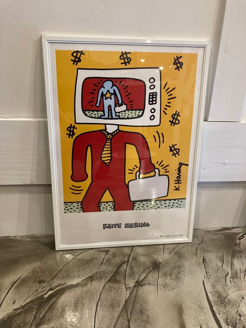 キースヘリングkeith haringアートポスター プレイボーイコレクション
