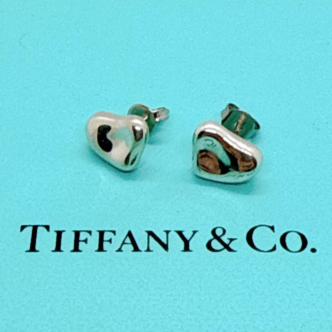 【社外キャッチ】TIFFANY&Co. フルハート ピアス シルバー 925