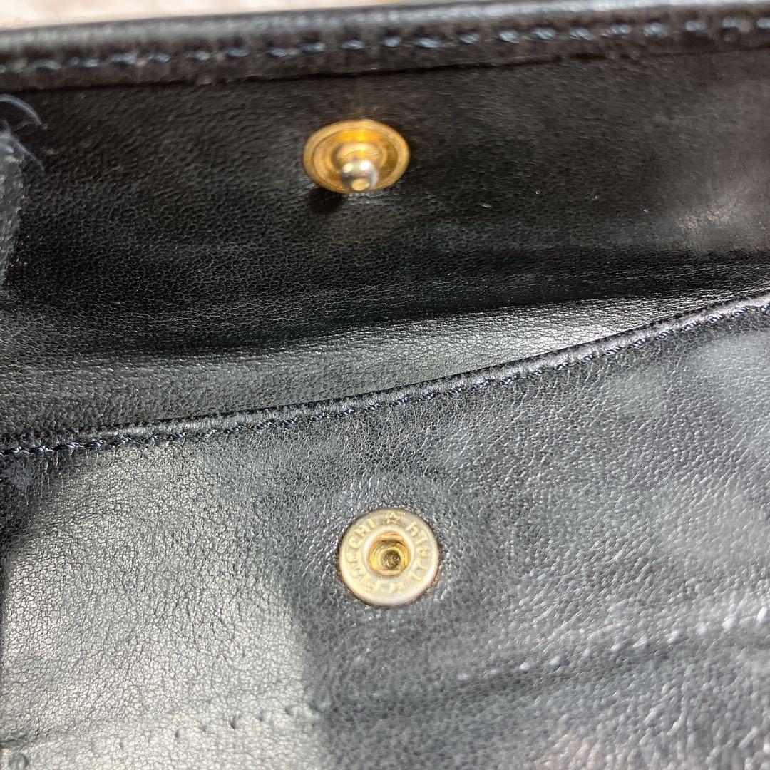 ！美品！ CHANEL キャビアスキン ココ マトラッセ 3つ折り 財布