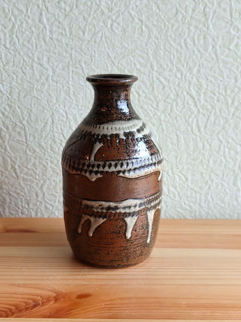 壺屋焼　徳利　やちむん　民藝　飛鉋