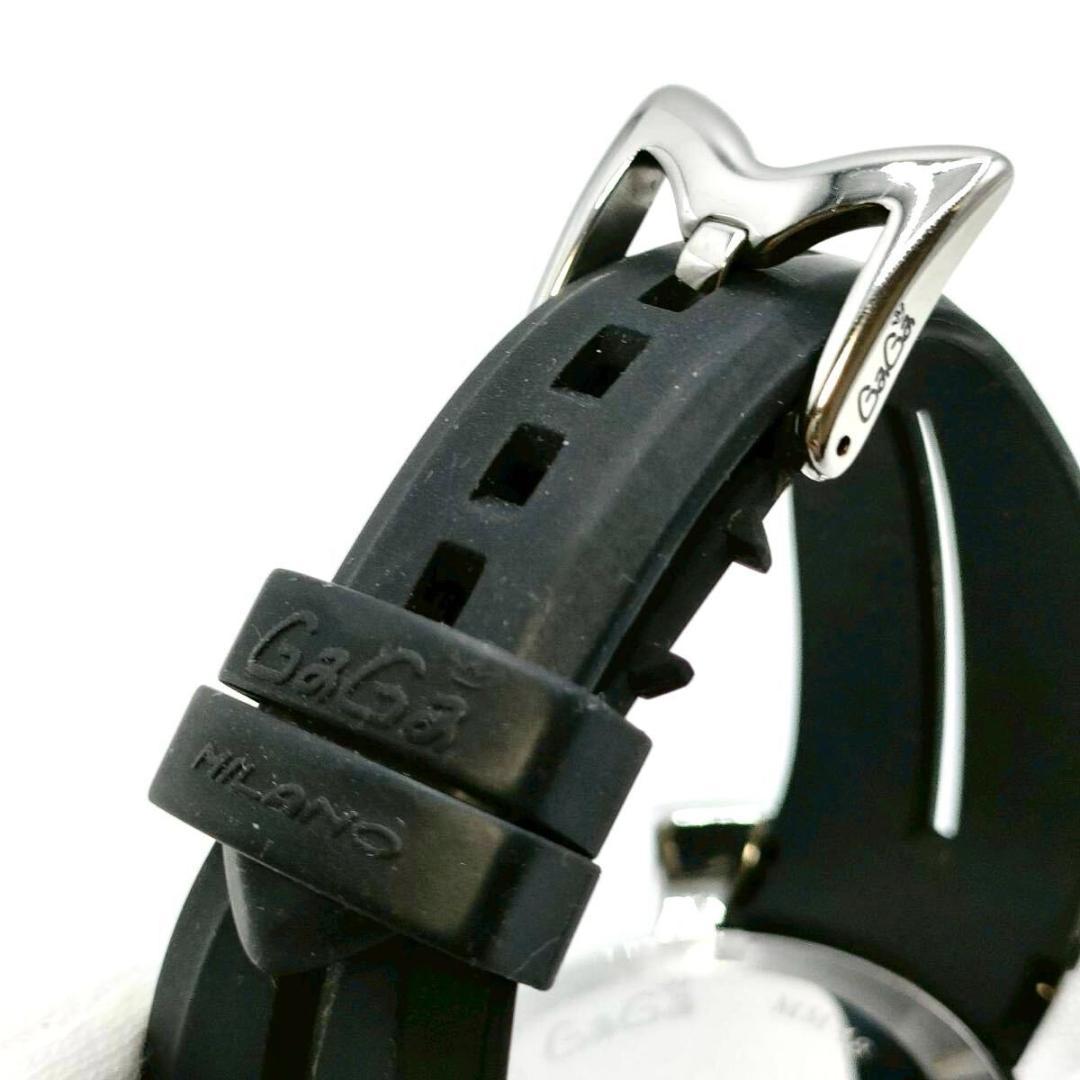 稼働品 GaGa MILANO 腕時計 マヌアーレ クロノグラフ N.C9104