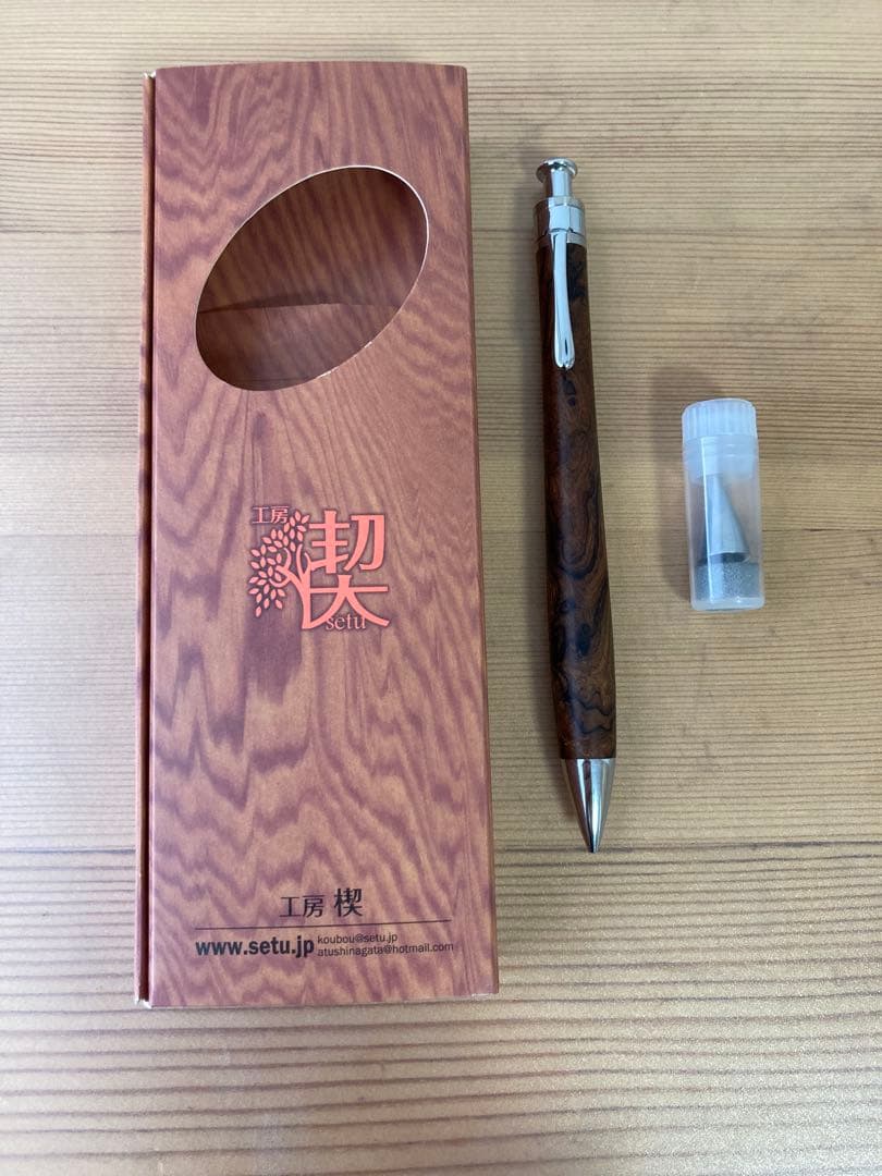 工房楔　ペンシル楔　デザートアイアンウッド0.5mm 値下げ○ 固定式金具付き