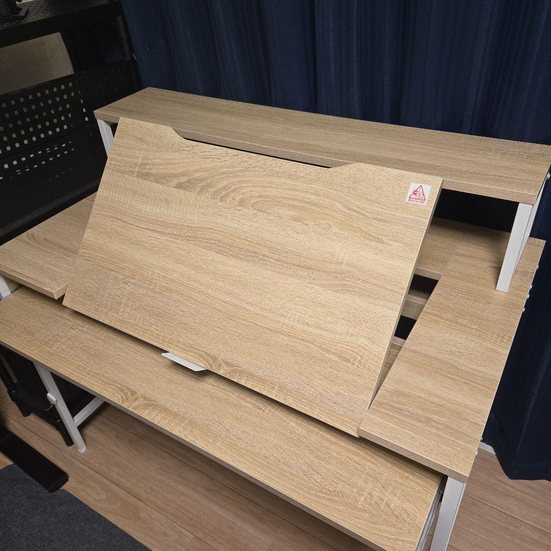 【9/9まで】LOWYA 多機能クリエイターズデスク 幅105