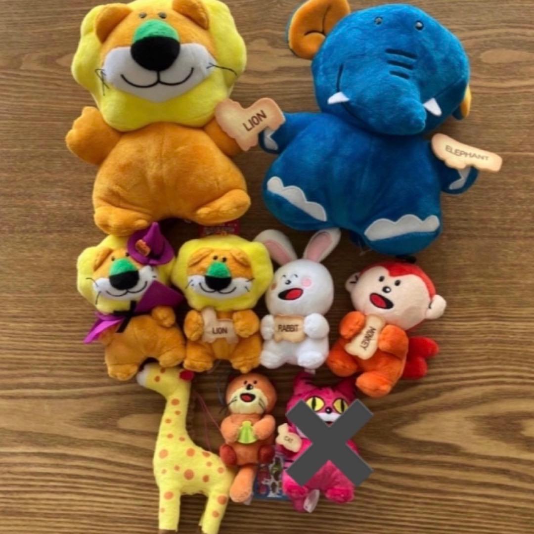 たべっこどうぶつ ぬいぐるみ　マスコット　セット