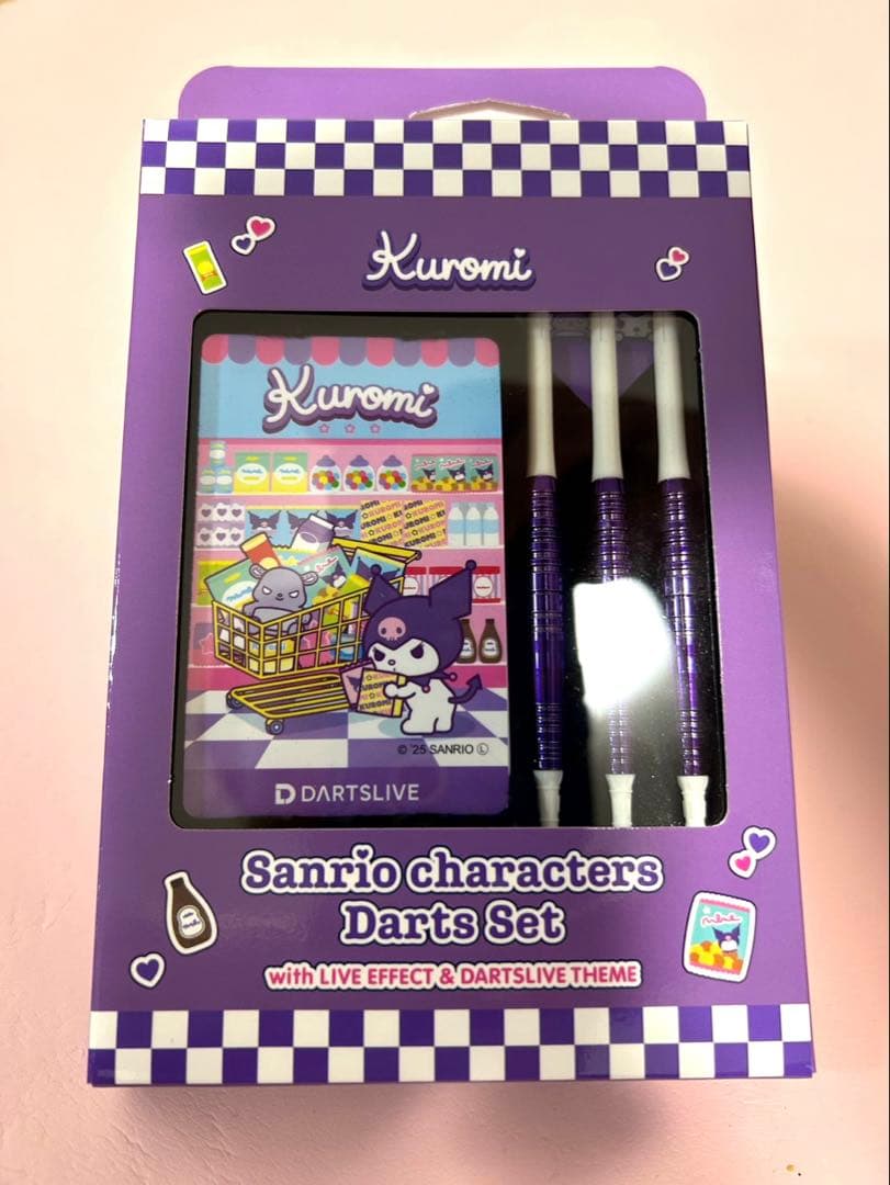 【新品】サンリオ　ダーツライブカード＆ダーツセット　クロミ【店舗限定】