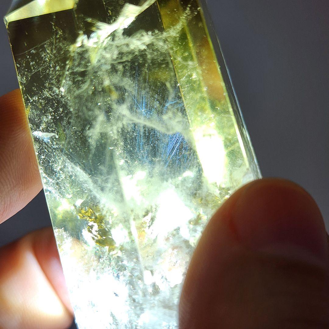 超希少シトリン原石タワーラダー入り 天然石パワーストーン