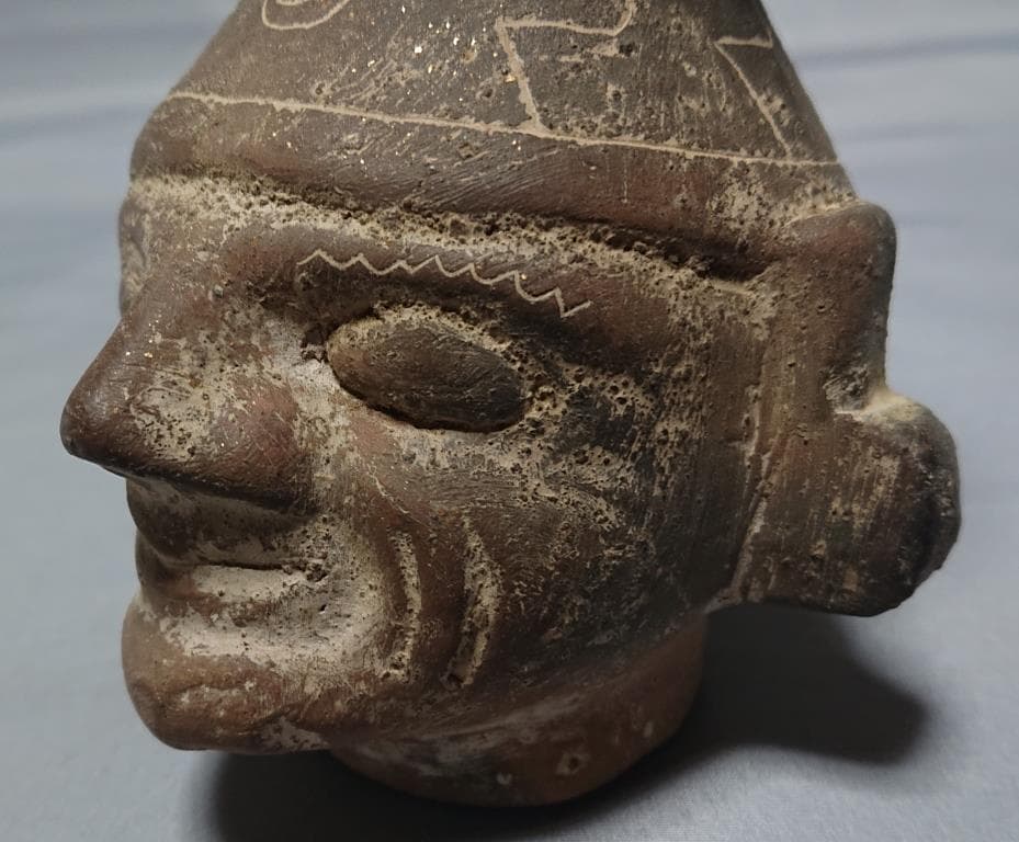 コレクター収集品　メキシコ　マヤ文明　象形壺