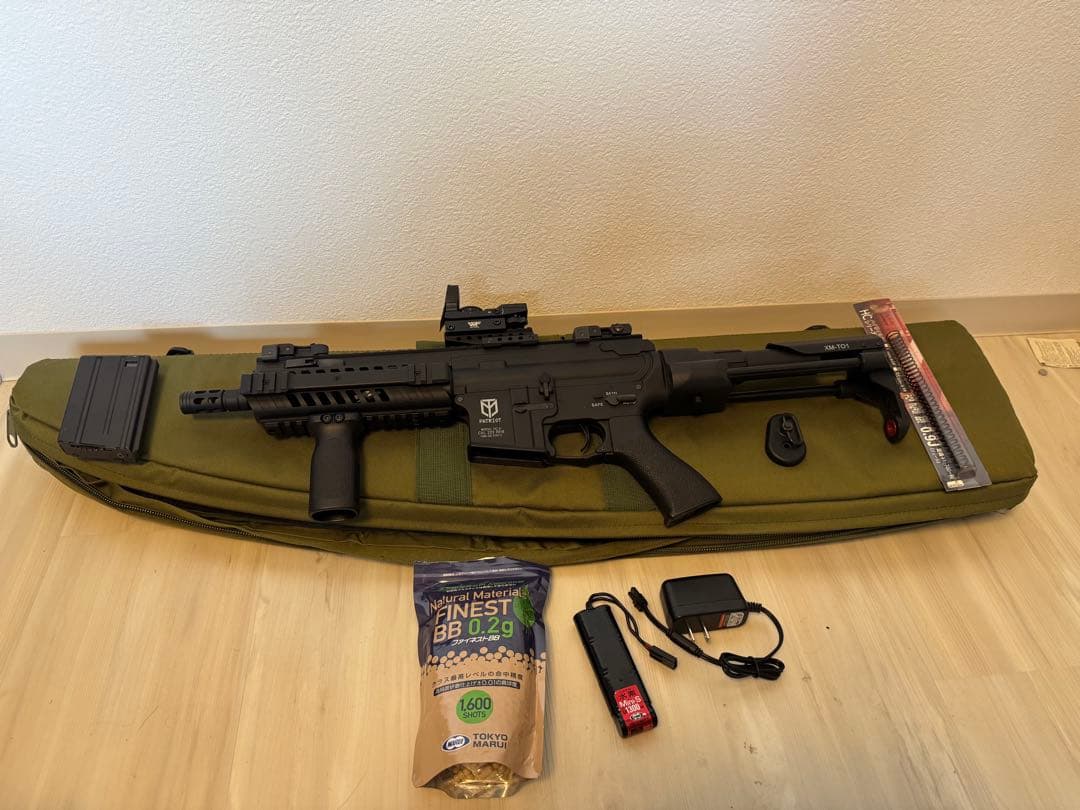 l*e様 東京マルイ m4 パトリオット HC ケース付き ※ジャンク扱い