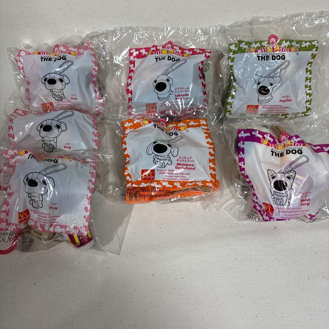 マクドナルドハッピーセット「THE DOG」シリーズ5種7体