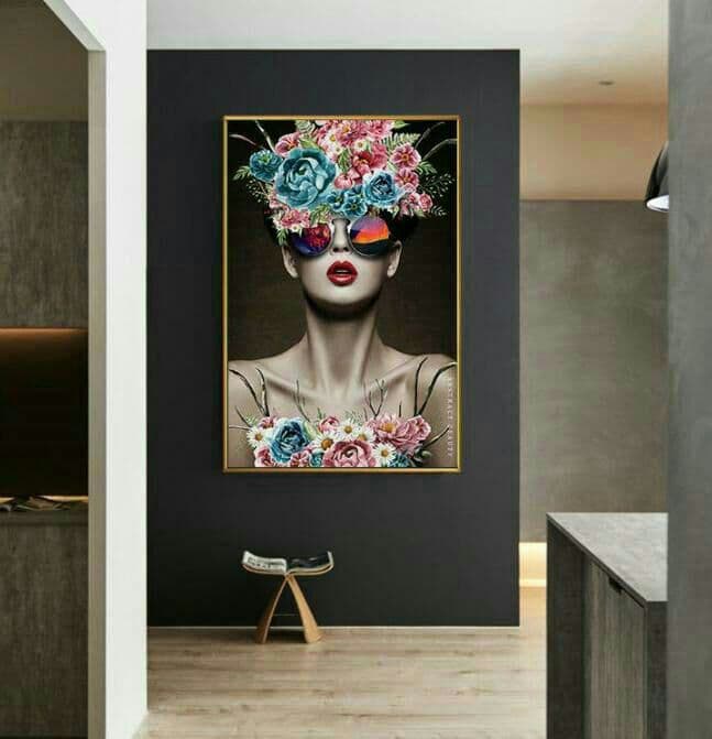 個人絵画 個人が手作りで絵を模造する レトロな油絵 創意絵画