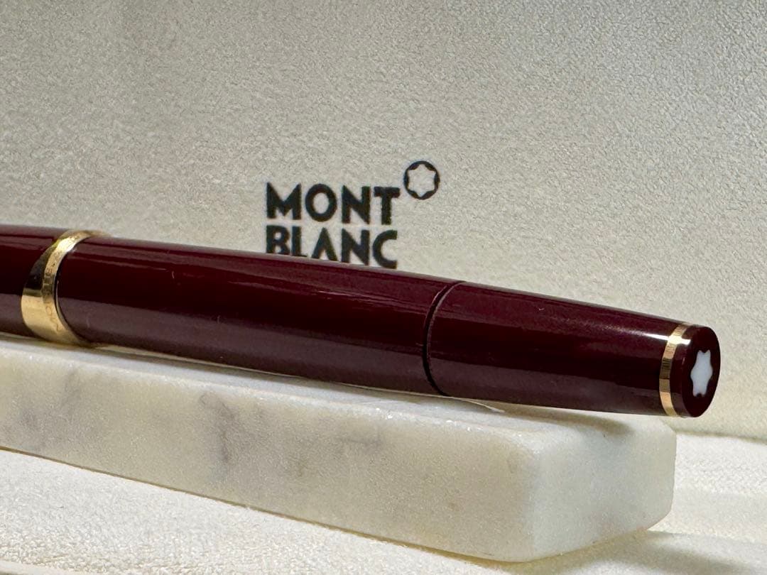 【美品】モンブラン万年筆 No12 1960s ペン先18c 750 ボルドー