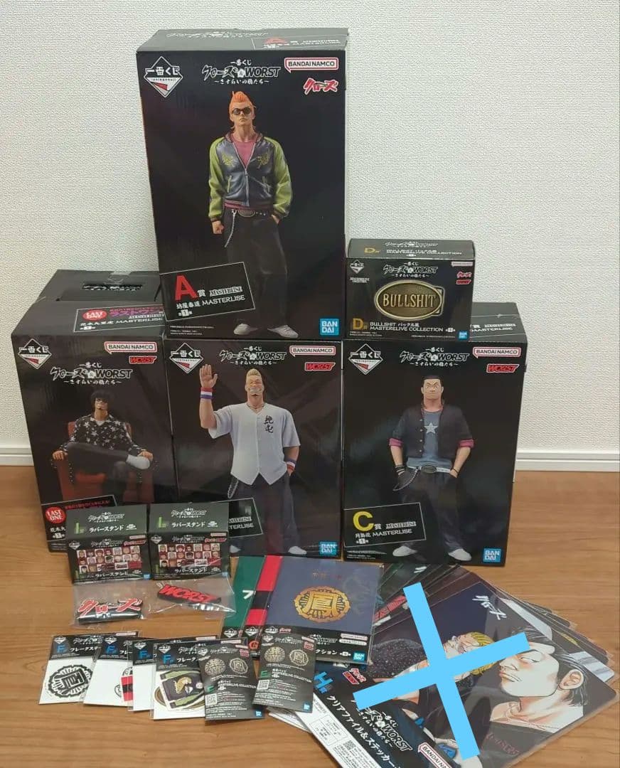 一番くじ クローズ & WORST　さすらいの鴉たち　フィギュアコンプリート