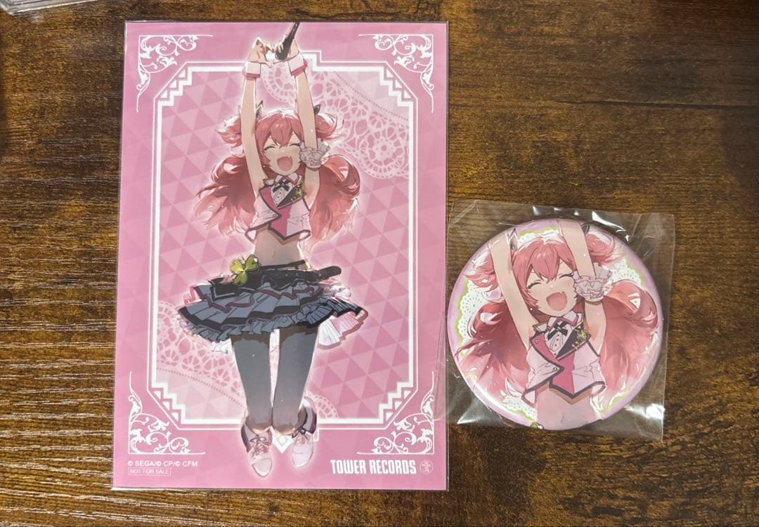 プロセカ 桃井愛莉 CD特典 缶バッジ ブロマイド