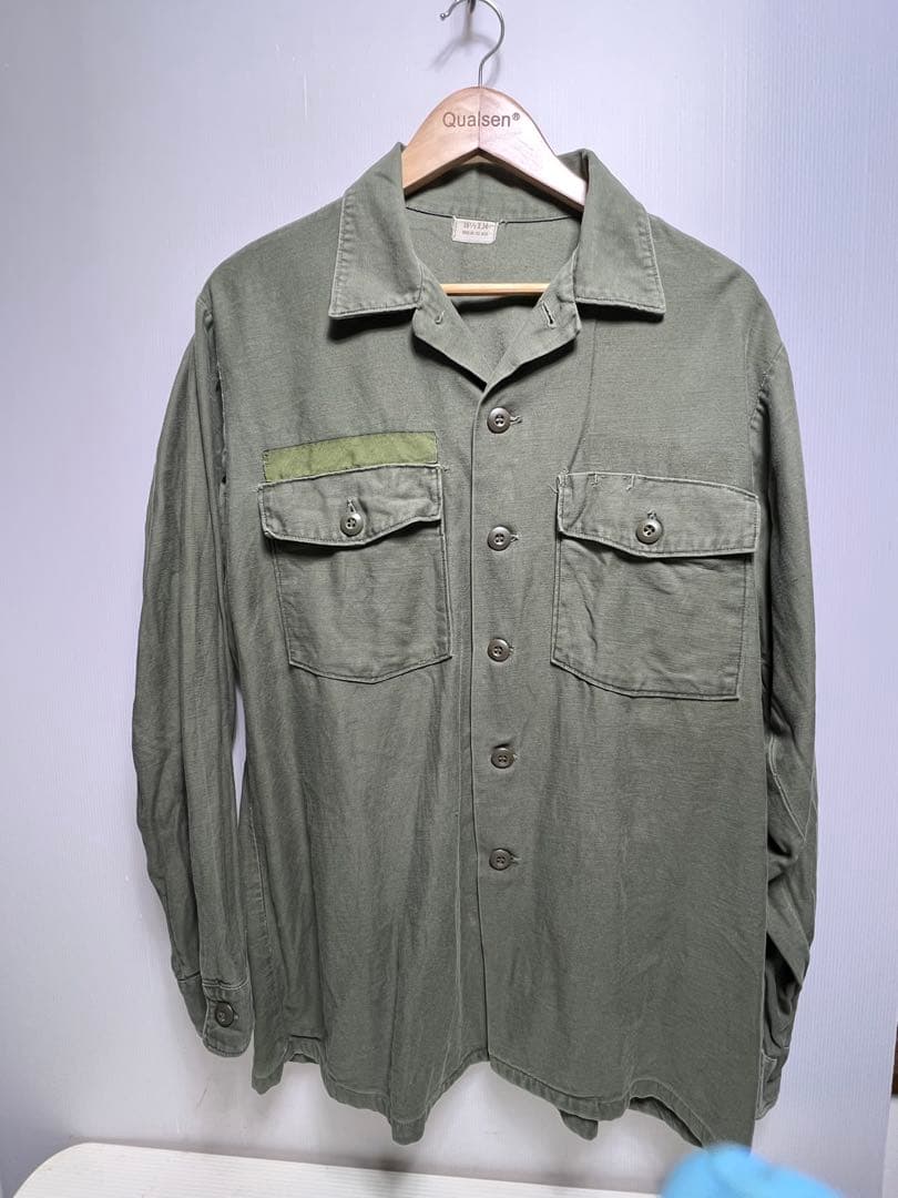 USミリタリー ユーティリティシャツ 16½ x 34 ビンテージ