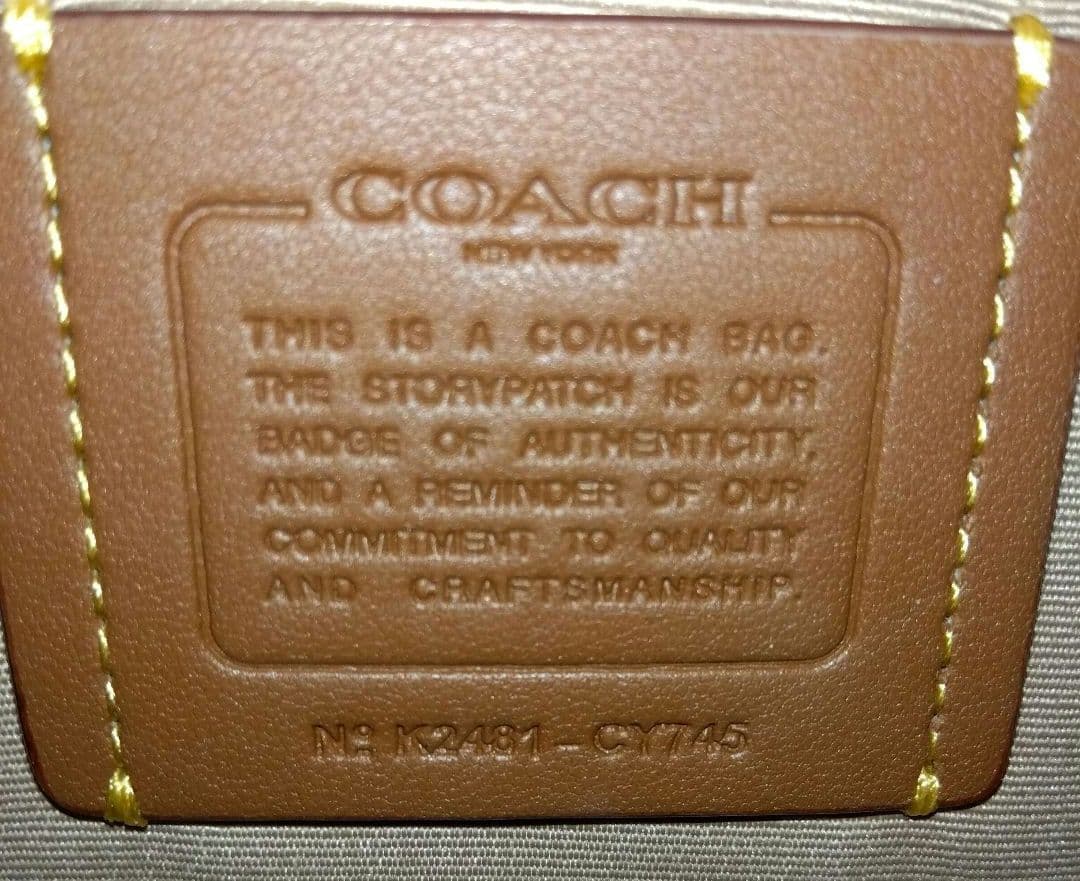 COACH ショルダーバッグ ミニ ローアン クロスボディ チェリー柄 レザー