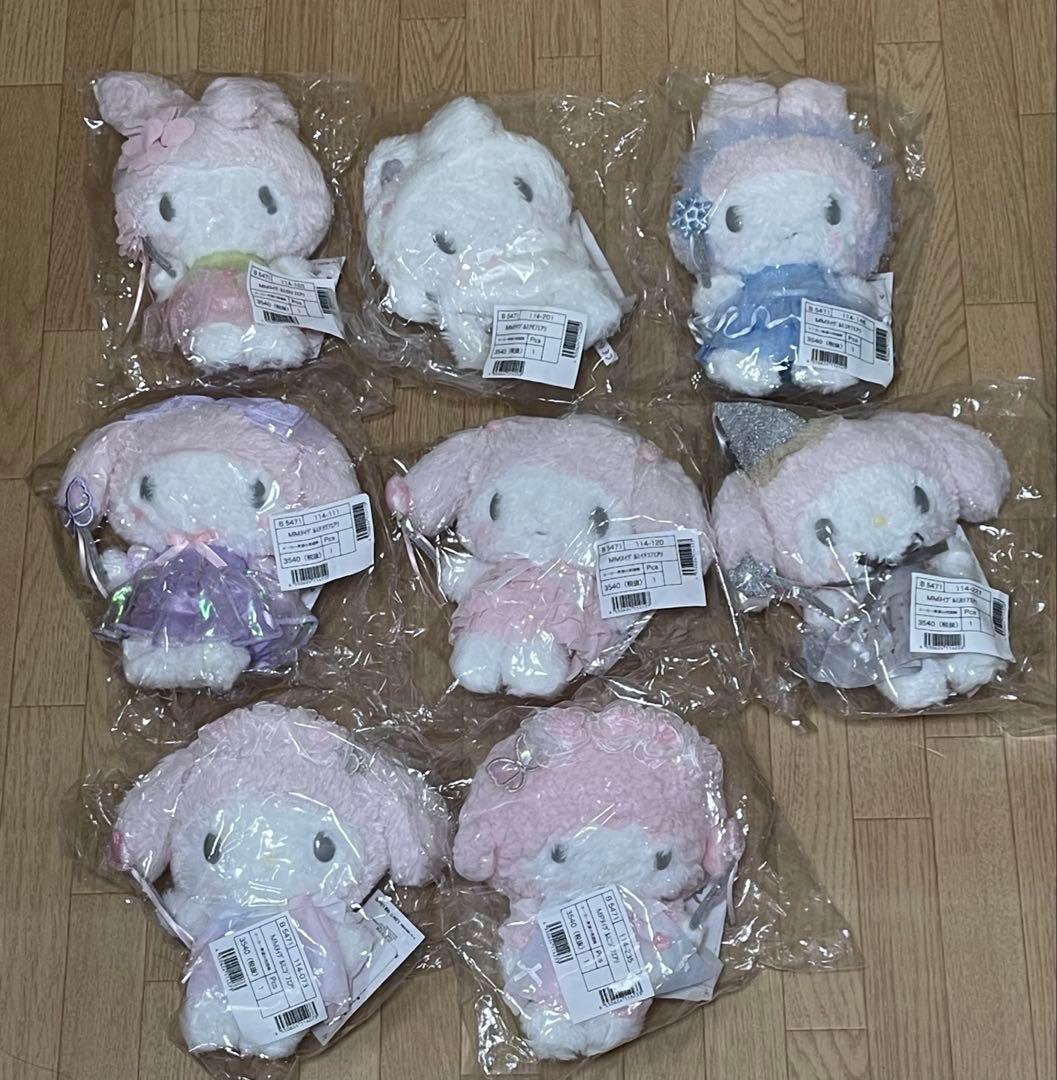サンリオ マイメロディ ぬいぐるみ　アニバーサリーショップ限定 ８点セット