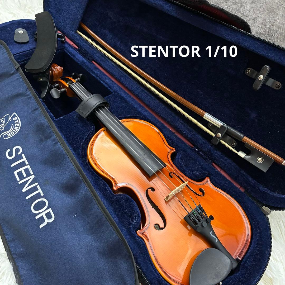 良品 STENTOR SV-180 ステンター 1/10バイオリン ケース付