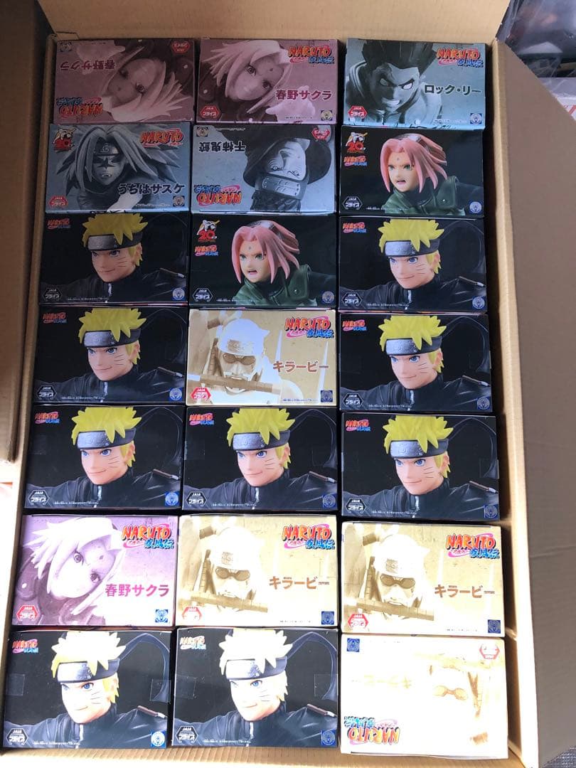 ナルト　フィギュア　Vスター　ビー　ナルト　カカシ　サソリ　鬼鮫　63個