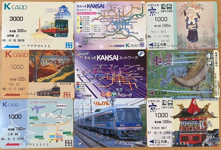 民鉄プリペイドカード（使用済）