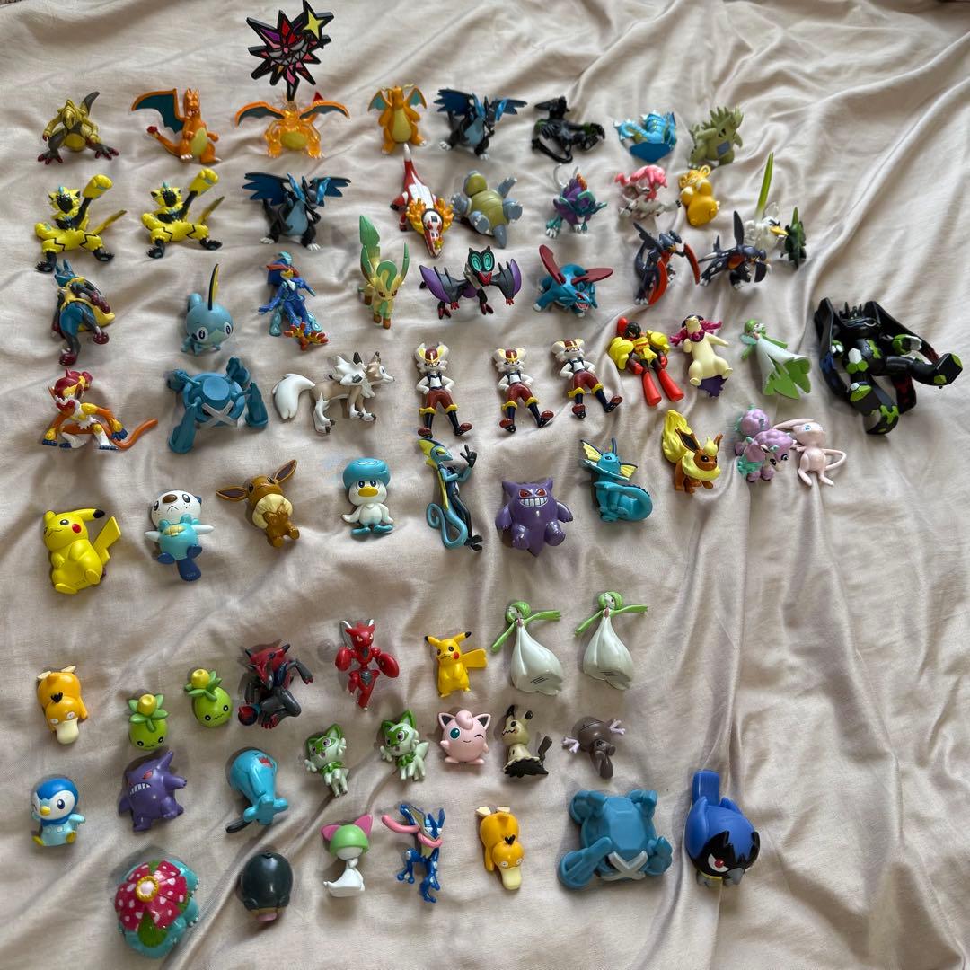 ポケモンフィギュア/ソフビ/指人形/モンコレ　68体