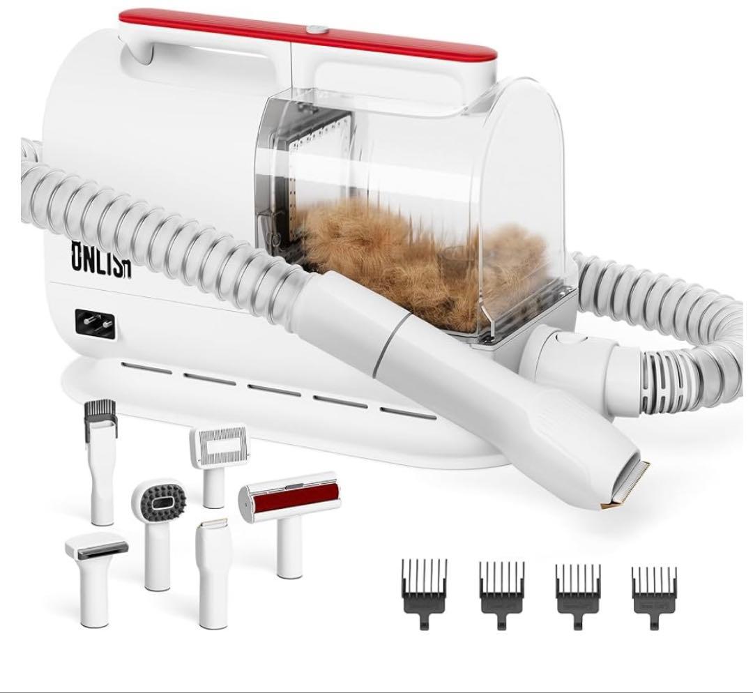 【未開封】ペット用 グルーミングセット バリカン 犬 猫　美容器 自動吸引