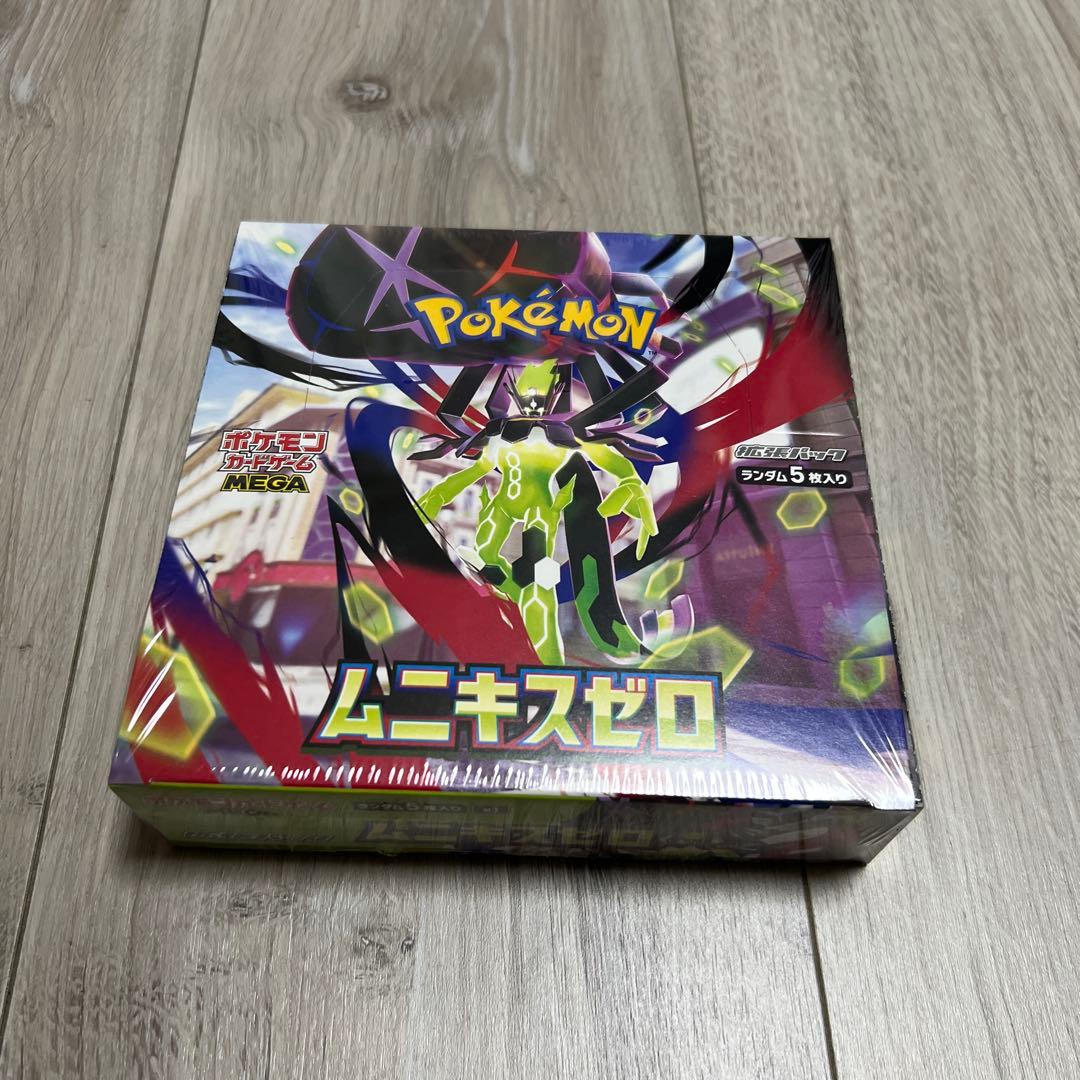 新品未開封品ポケモンカードゲーム ムニキスゼロ1BOXシュリンク付き