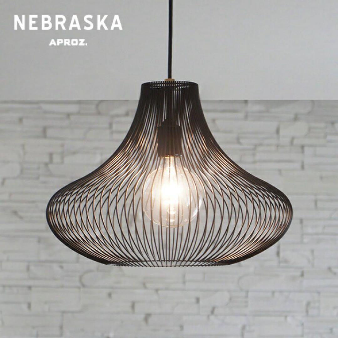 黒 ワイヤー構造 ペンダントライト