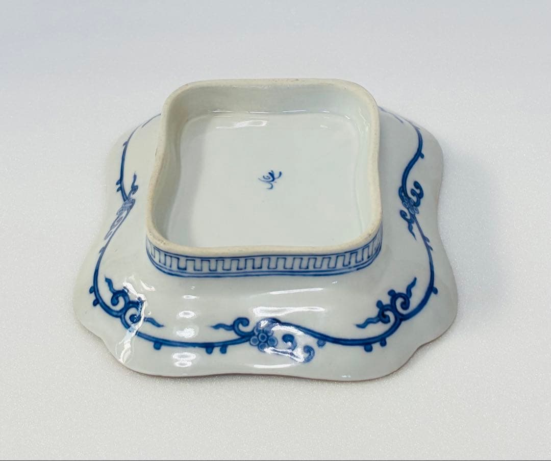 専用 明治末 大正 香蘭社 高級食器 色絵金彩桜樹鮎文 高台皿