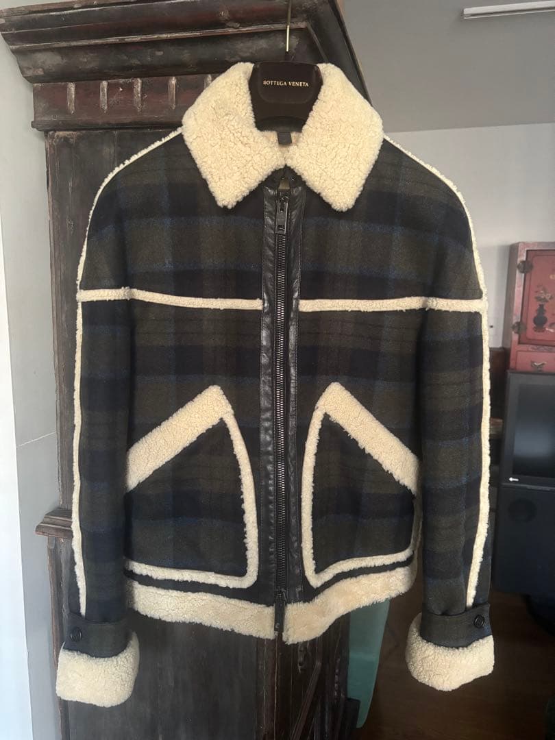 Burberry Prorsum プローサム リアルムートンジャケット　44