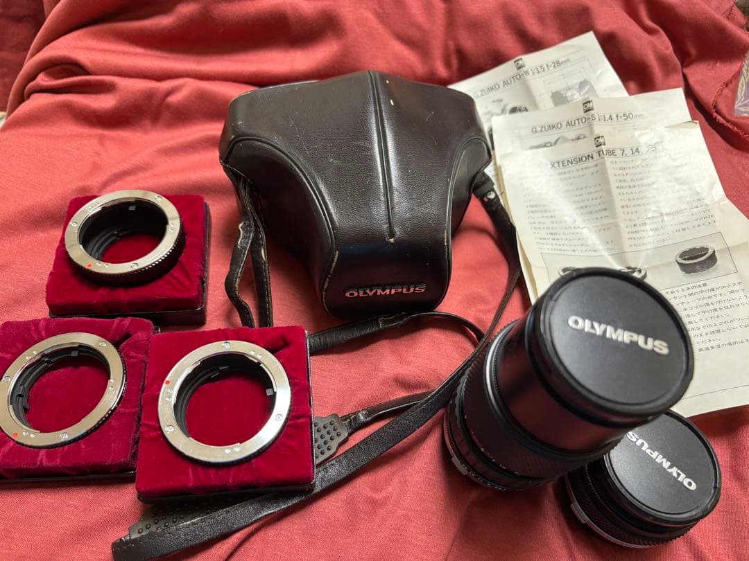 OLYMPUS OM-2 レンズ付き！ オリンパス レンズ類と付属品　説明書