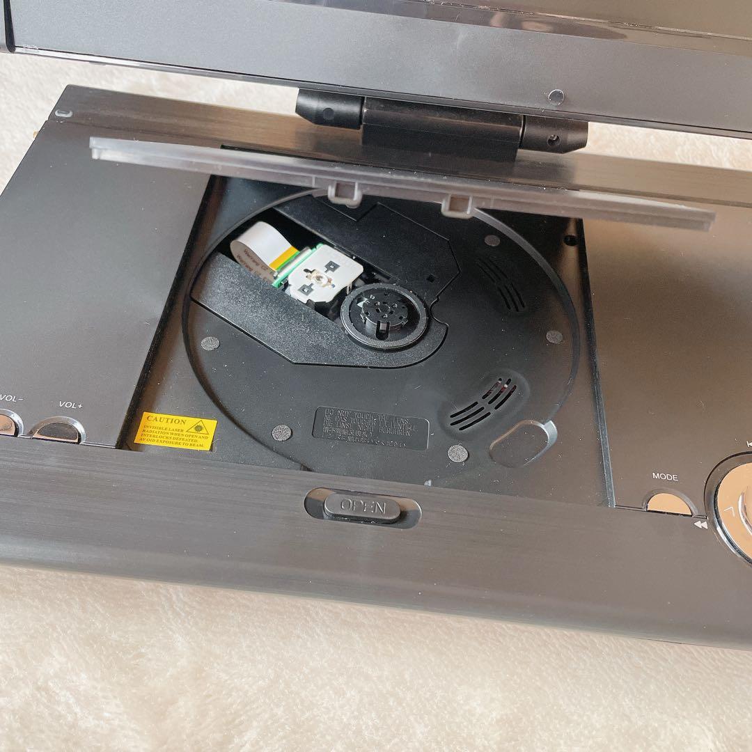 ポータブルDVDプレーヤー 液晶 電源アダプター 専用リモコン 軽量