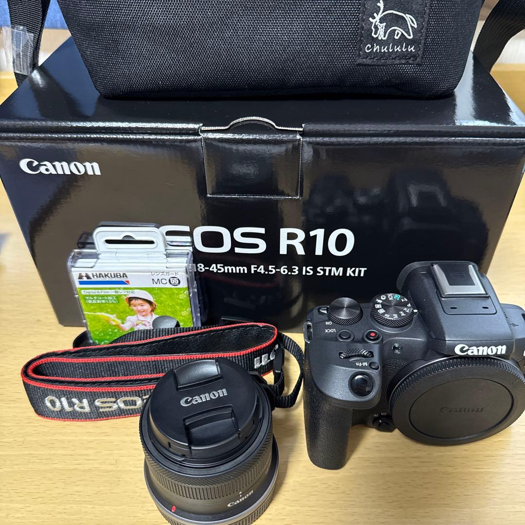 Canon EOS R10 一眼レフカメラ 18-45mmレンズ付き(美品)