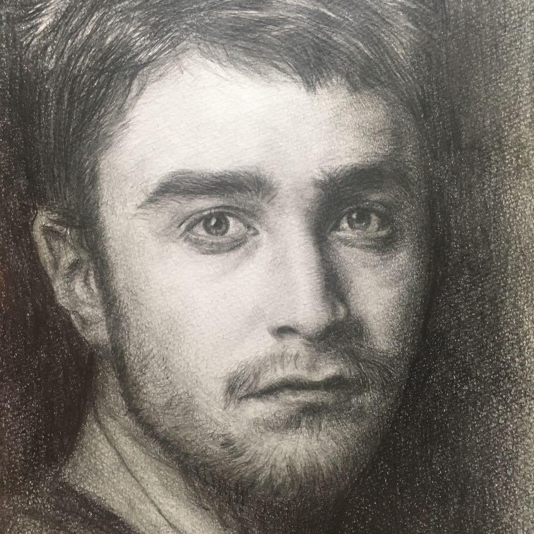 ダニエル・ラドクリフ 似顔絵 （鉛筆画）原画