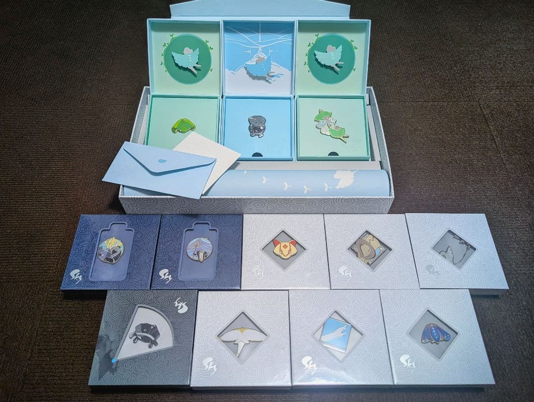 Sky 星を紡ぐ子どもたち1周年記念ボックス他ピンバッジ9個STAR機能未連携