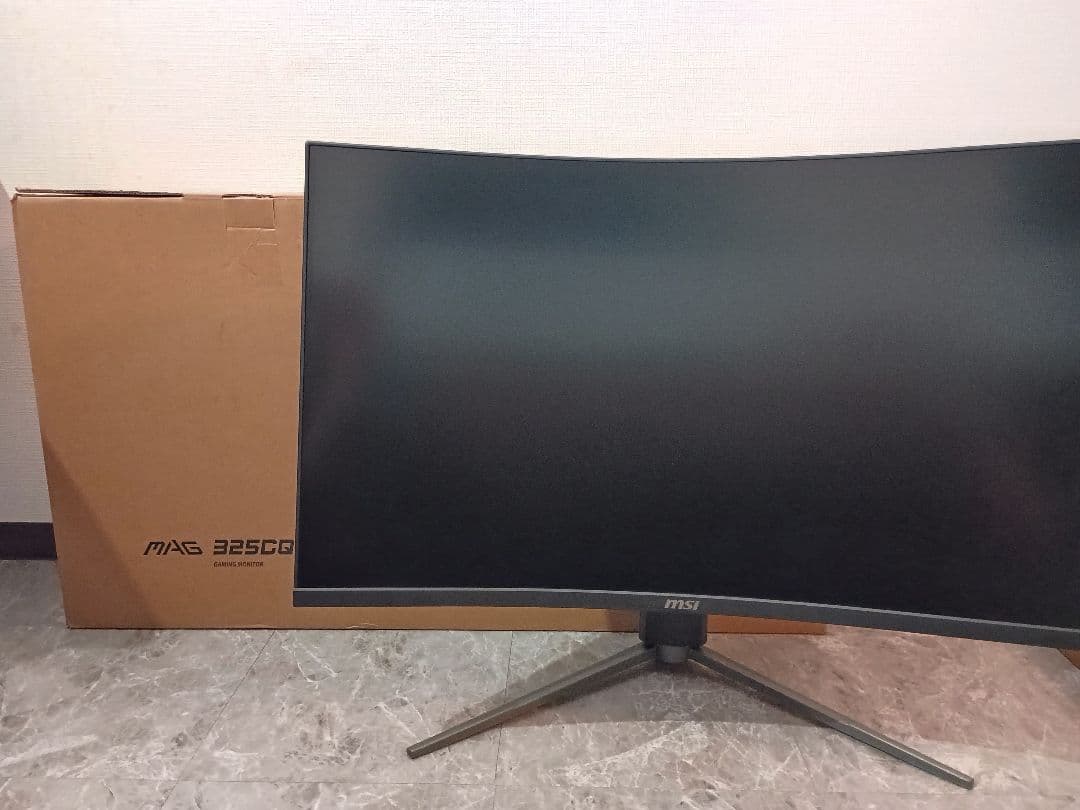 MSI 湾曲ゲーミングモニター 31.5インチ WQHD 180hz