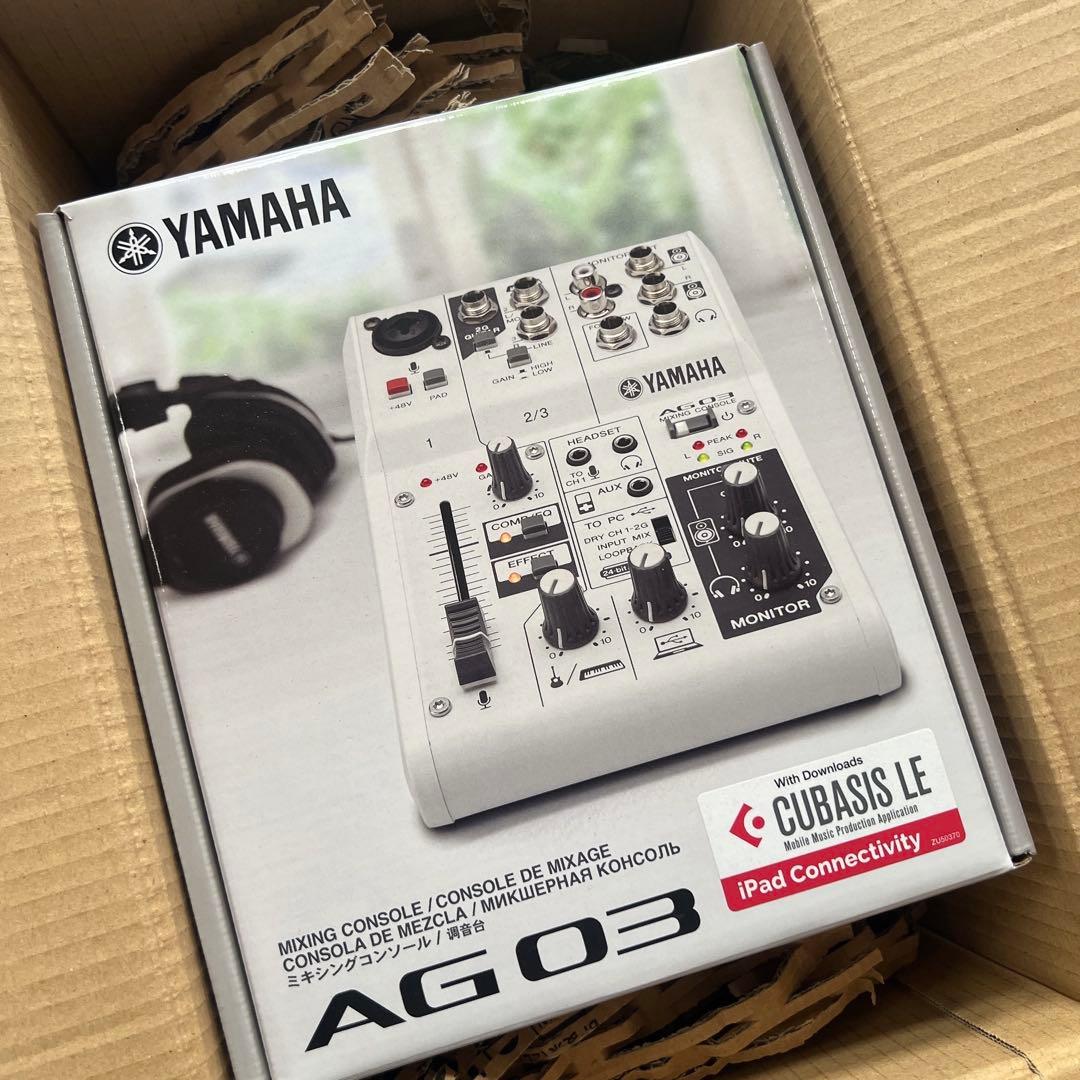 【美品】YAMAHA ミキシングコンソール AG03